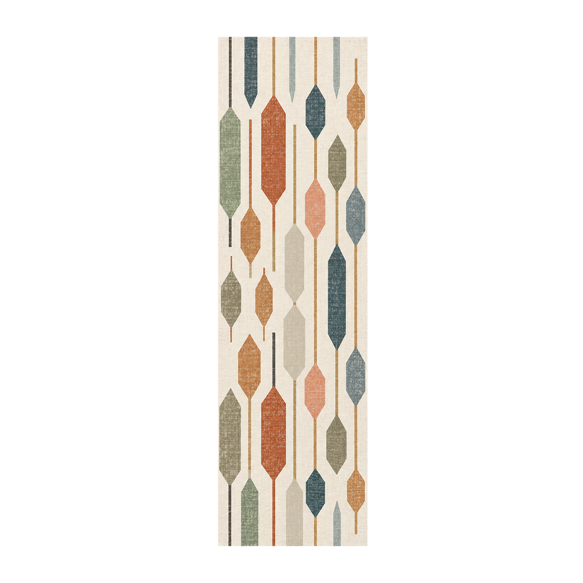 Retro Linear Geo Rug