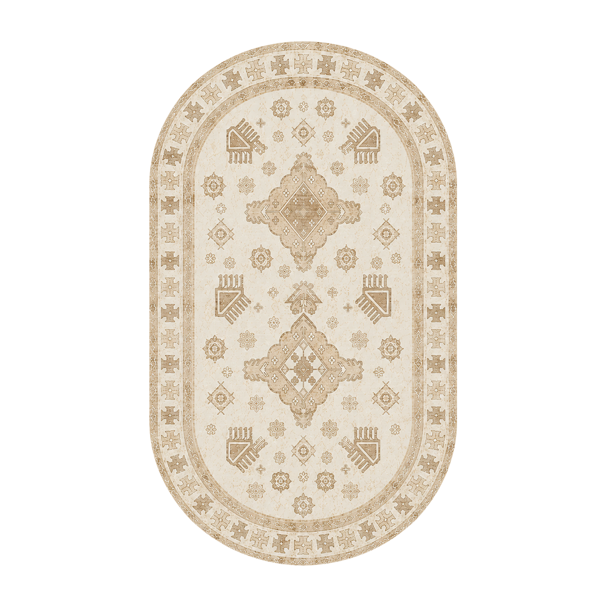 Vintage Tribal Medallion Rug