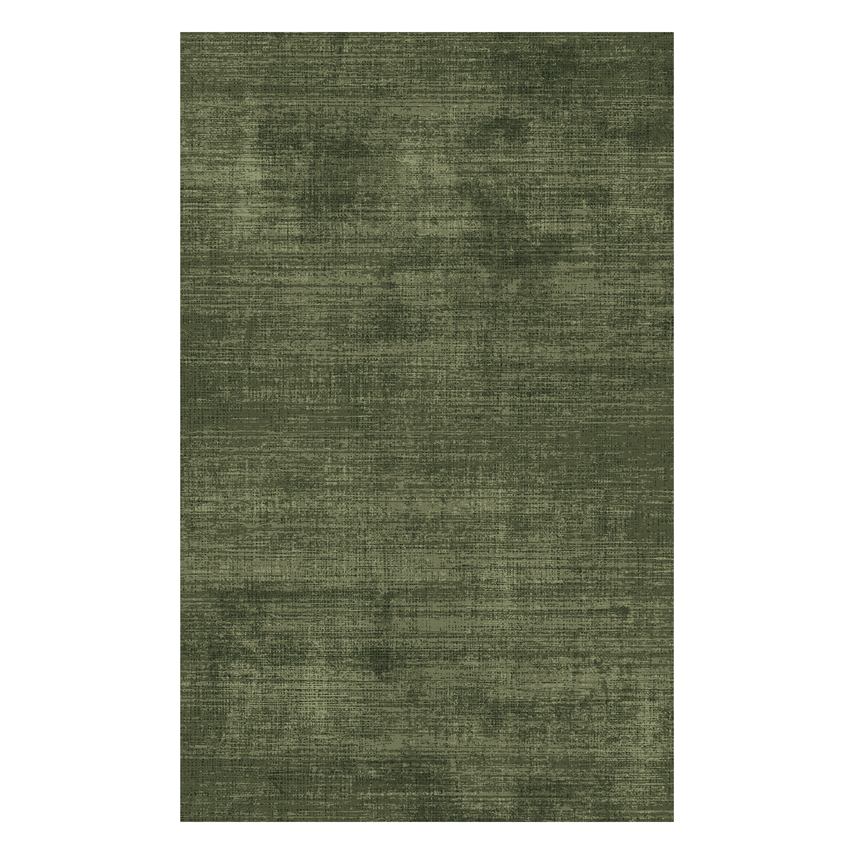 Olive Green Distressed Area Rug