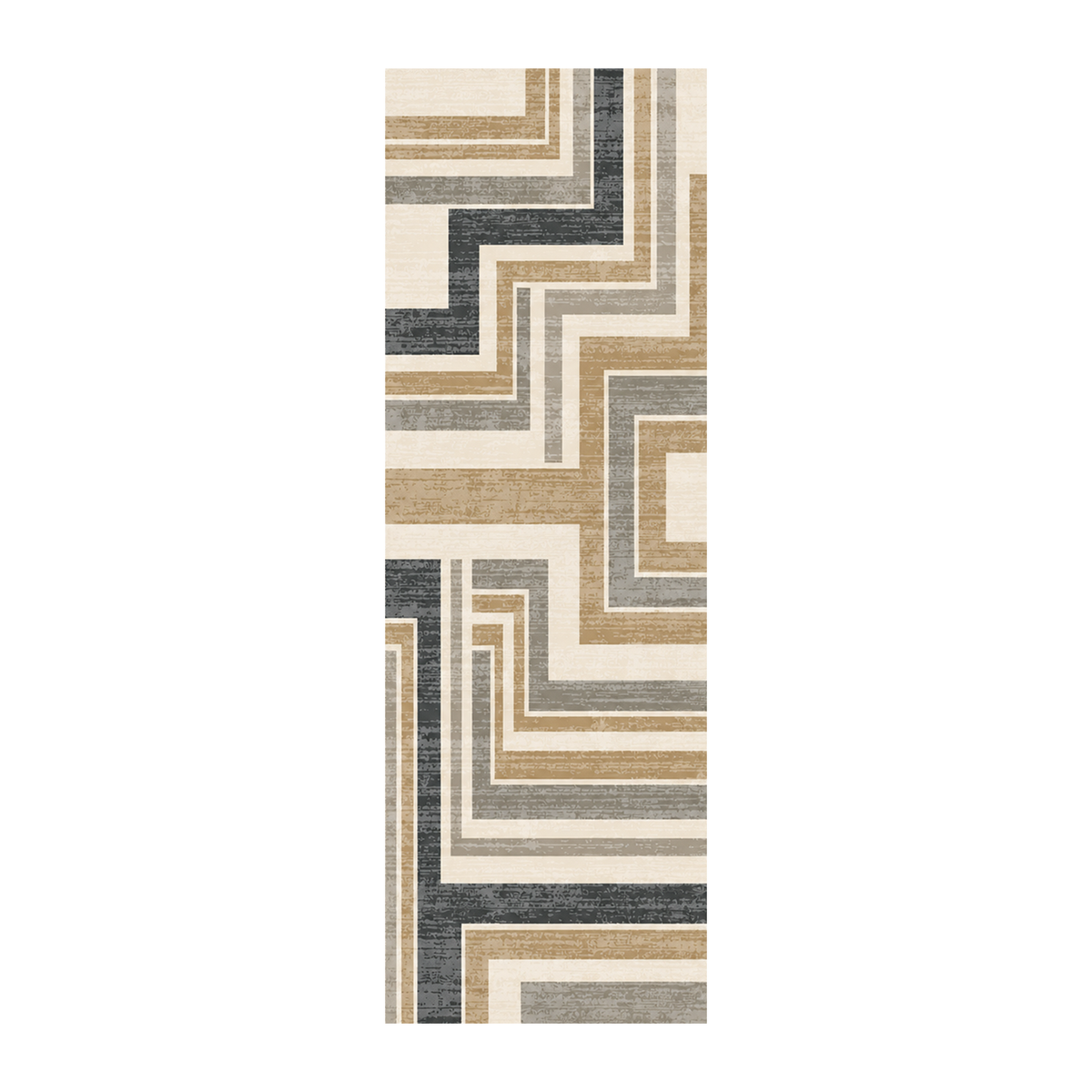 Modern Linear Maze Rug
