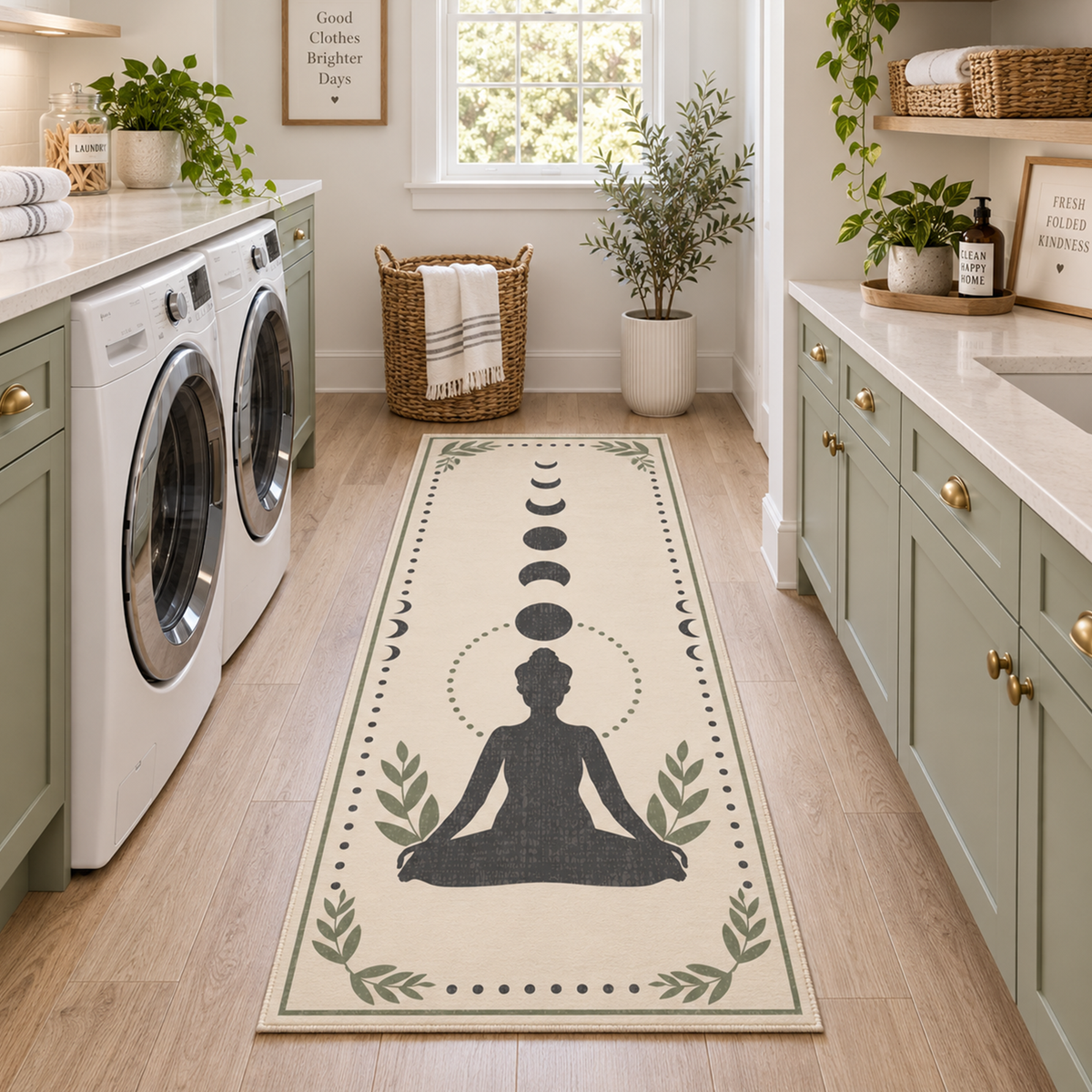 Moon Phase Meditation Rug