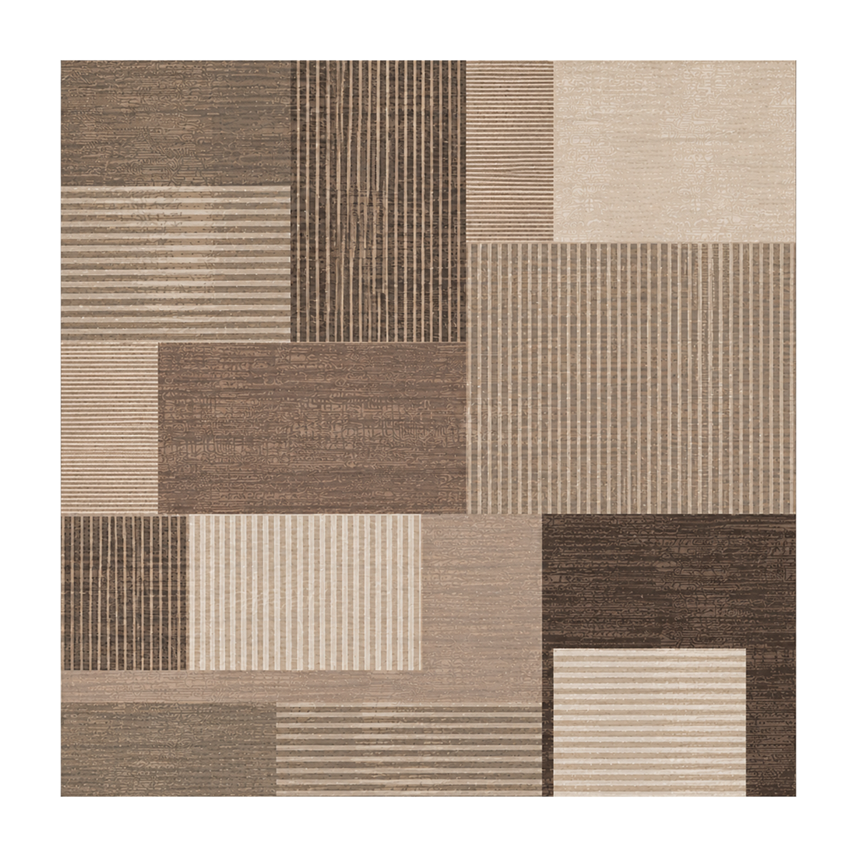 Espresso Gridwork Rug