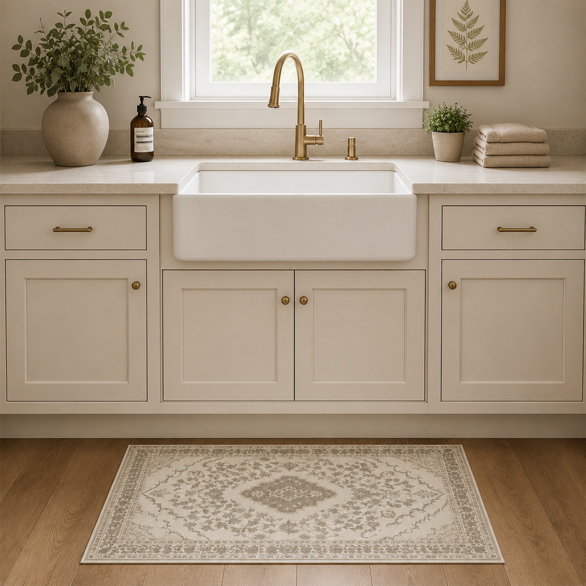 Traditional Persian Medallion Rug
