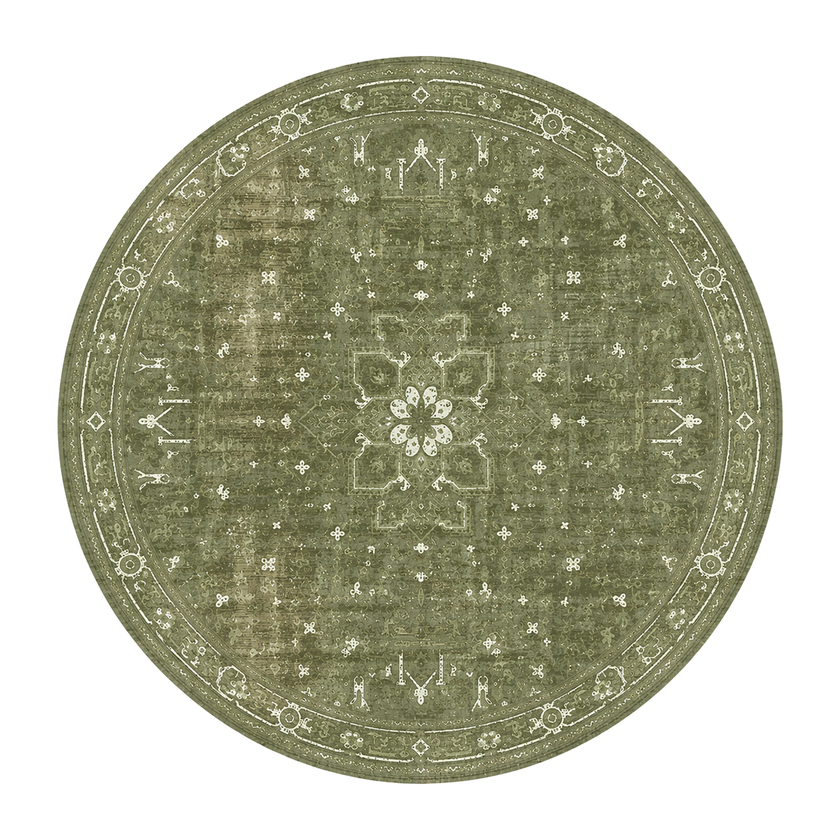 Olive Heritage Medallion Rug