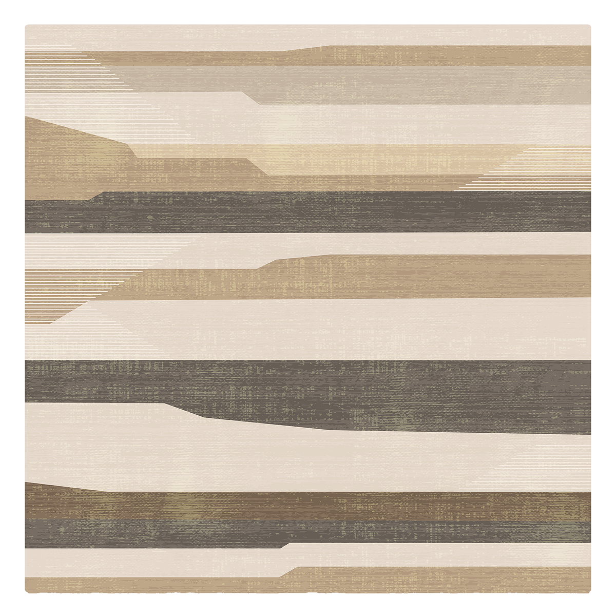 Horizon Stripe Abstract Rug