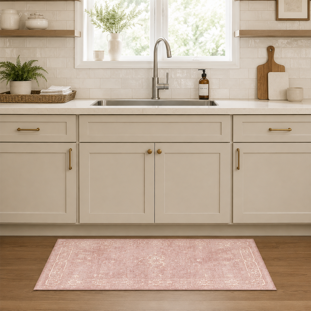 Blush Vintage Medallion Rug