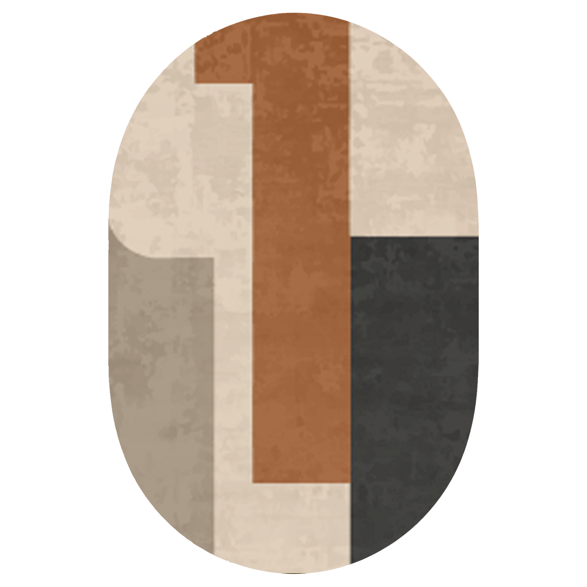 Bold Geometric Color Block Area Rug
