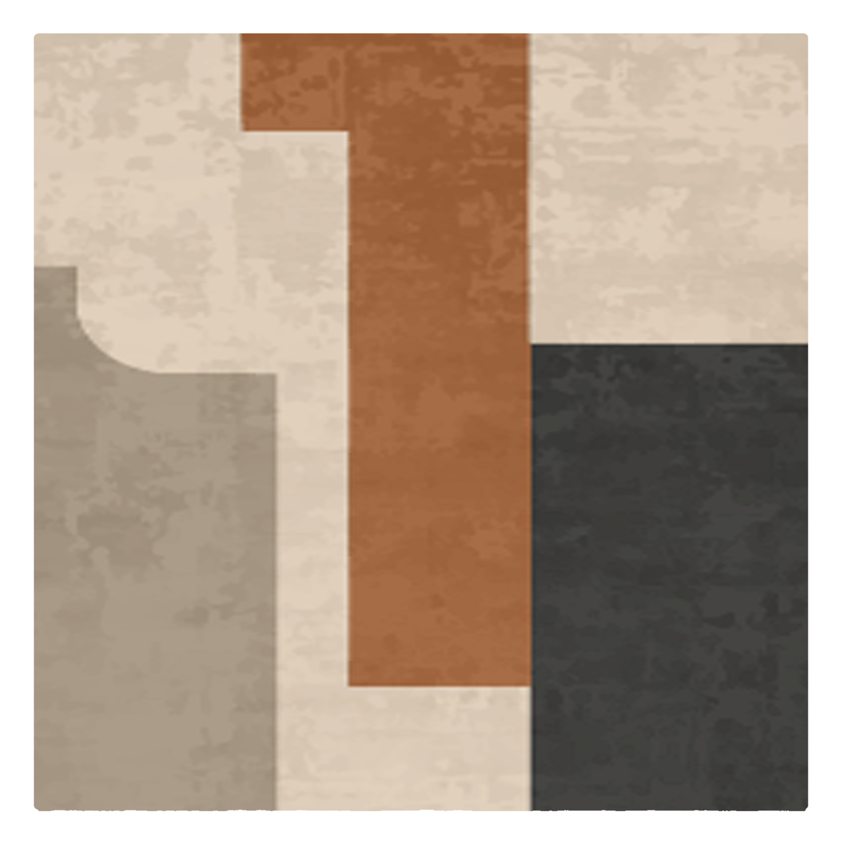 Bold Geometric Color Block Area Rug