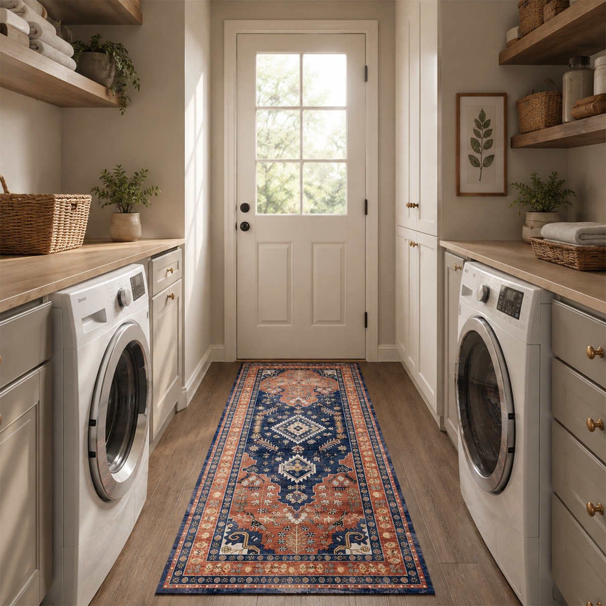 Terracotta Heritage Medallion Rug