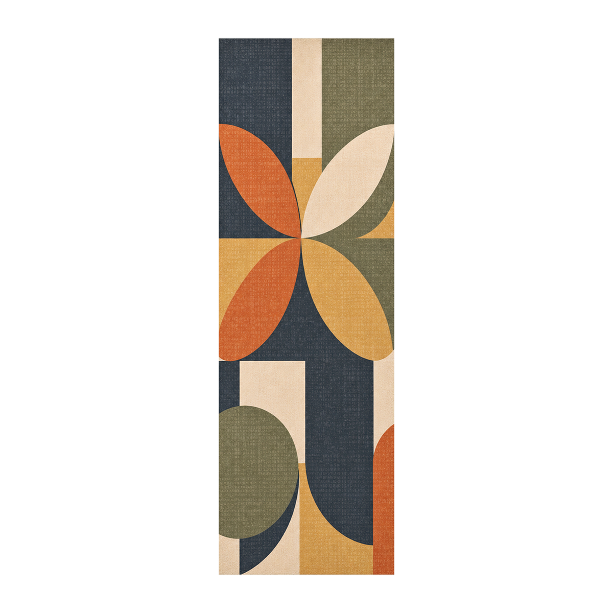 Retro Petal Geo Rug