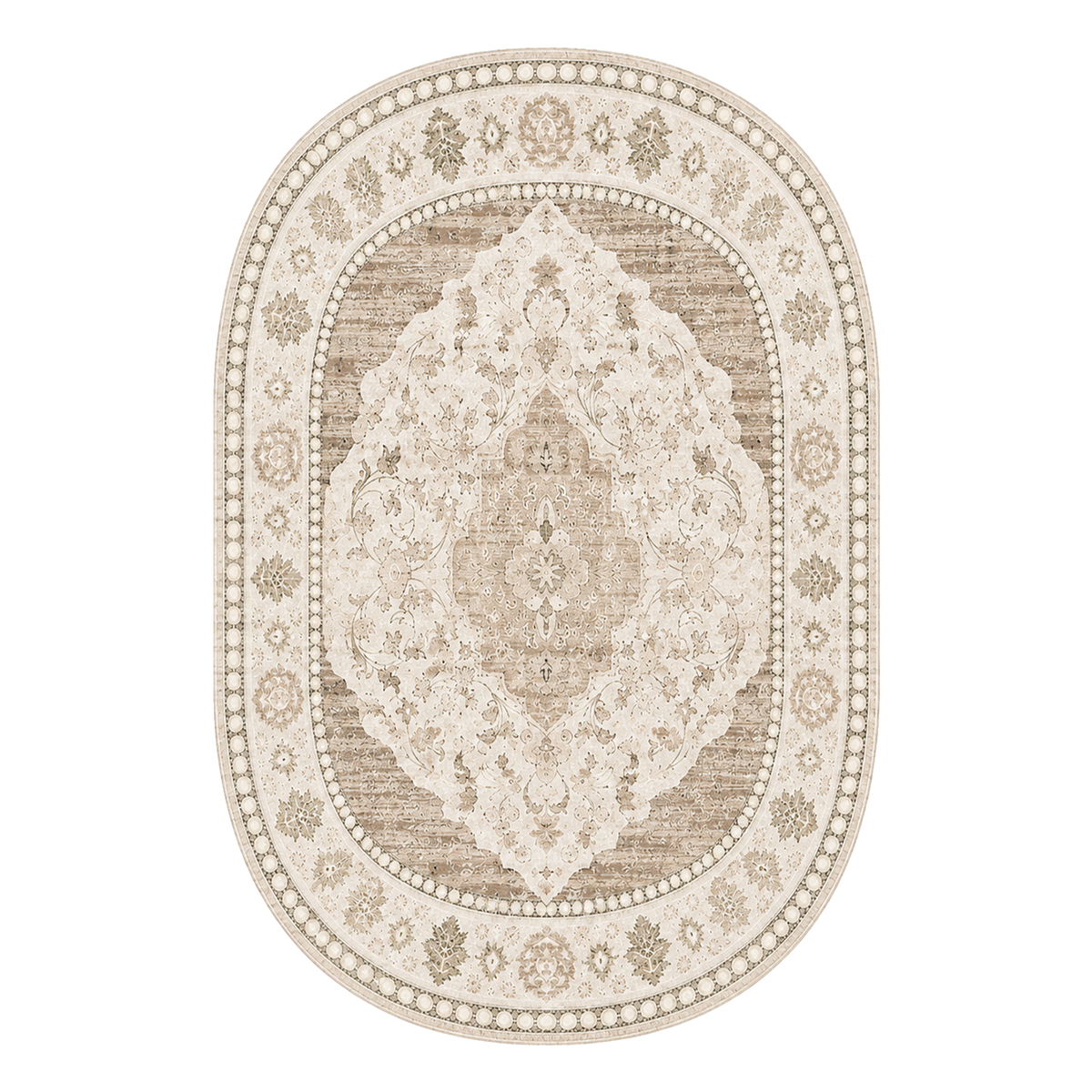 Antique Ivory Floral Rug