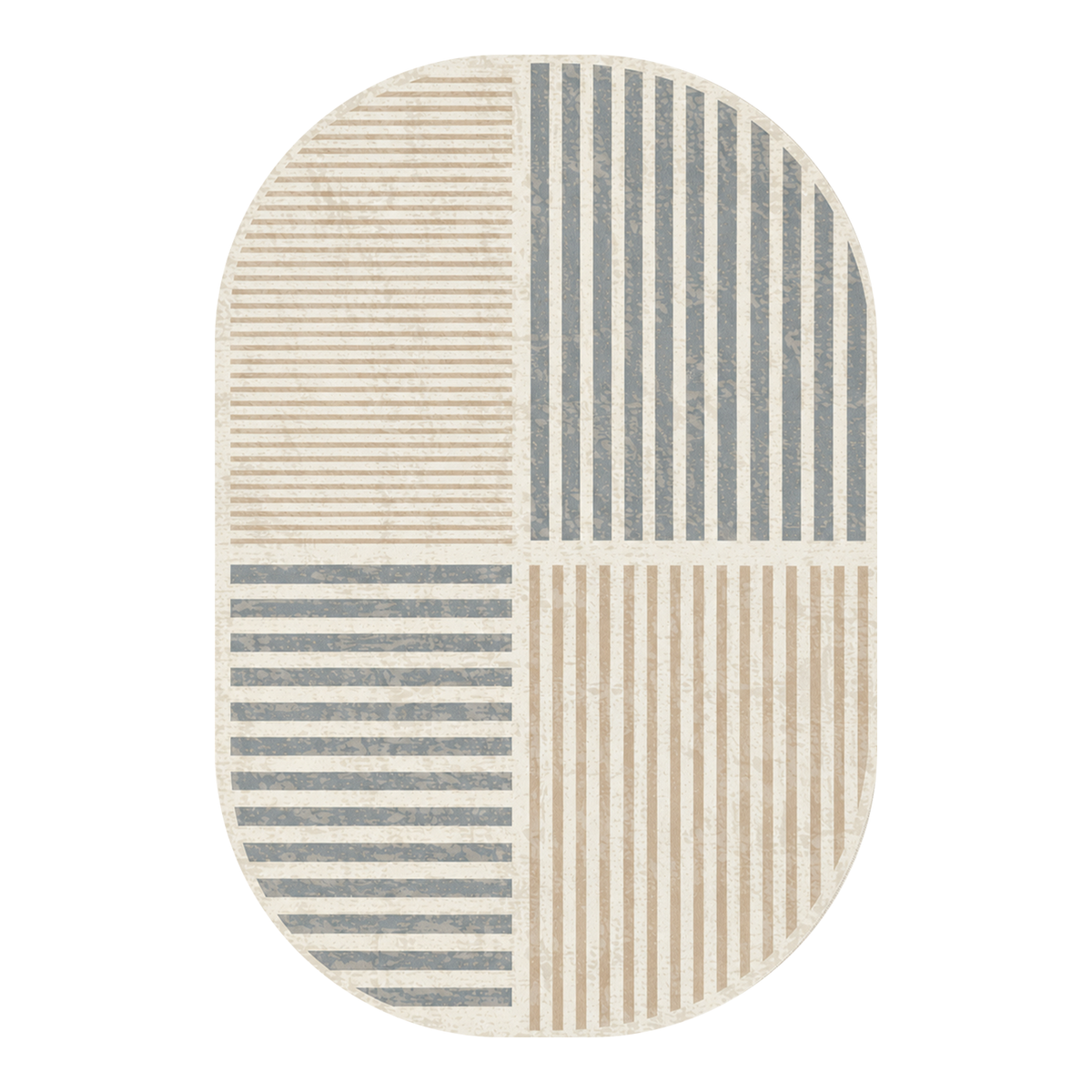Crosshatch Stripe Rug