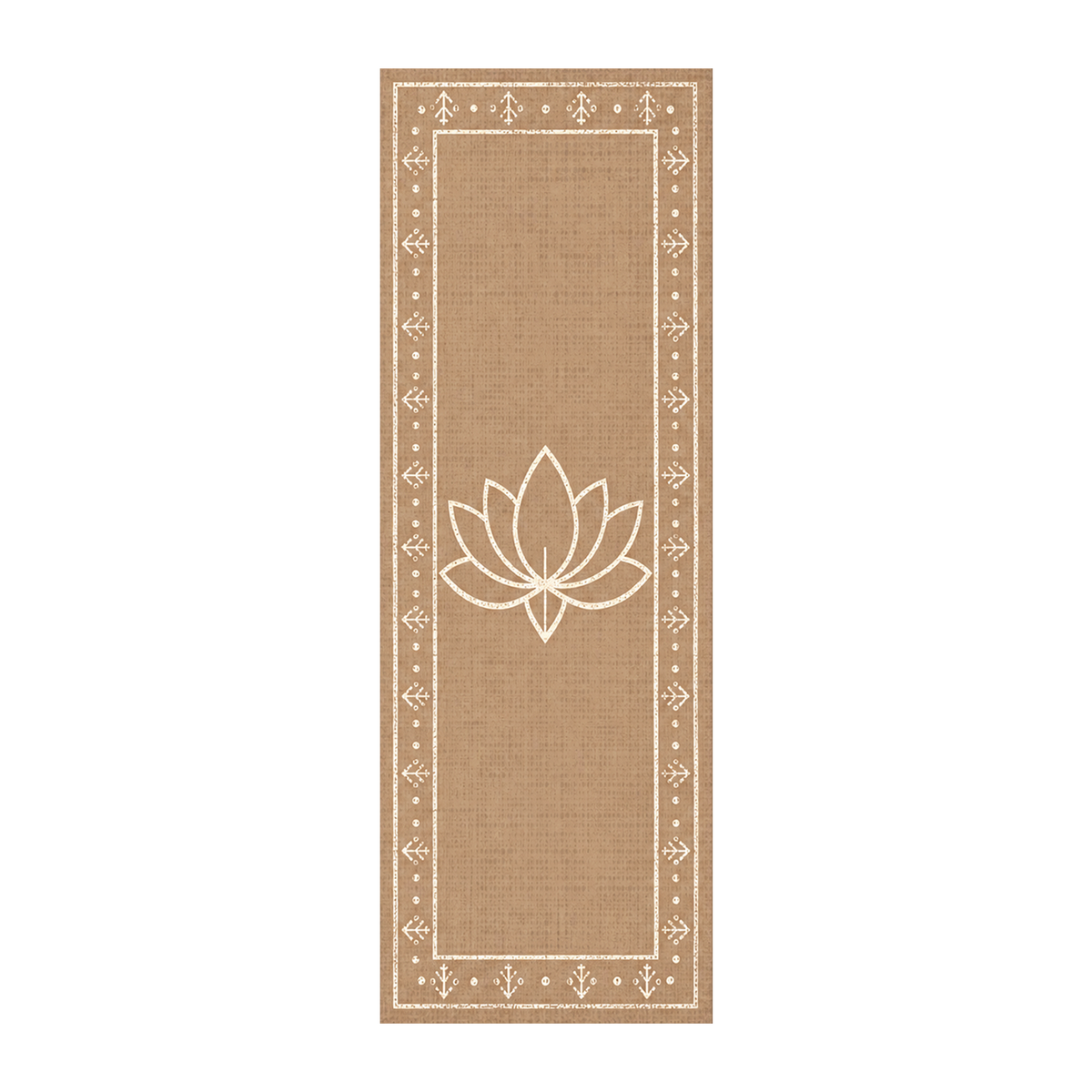 Sand Lotus Border Rug