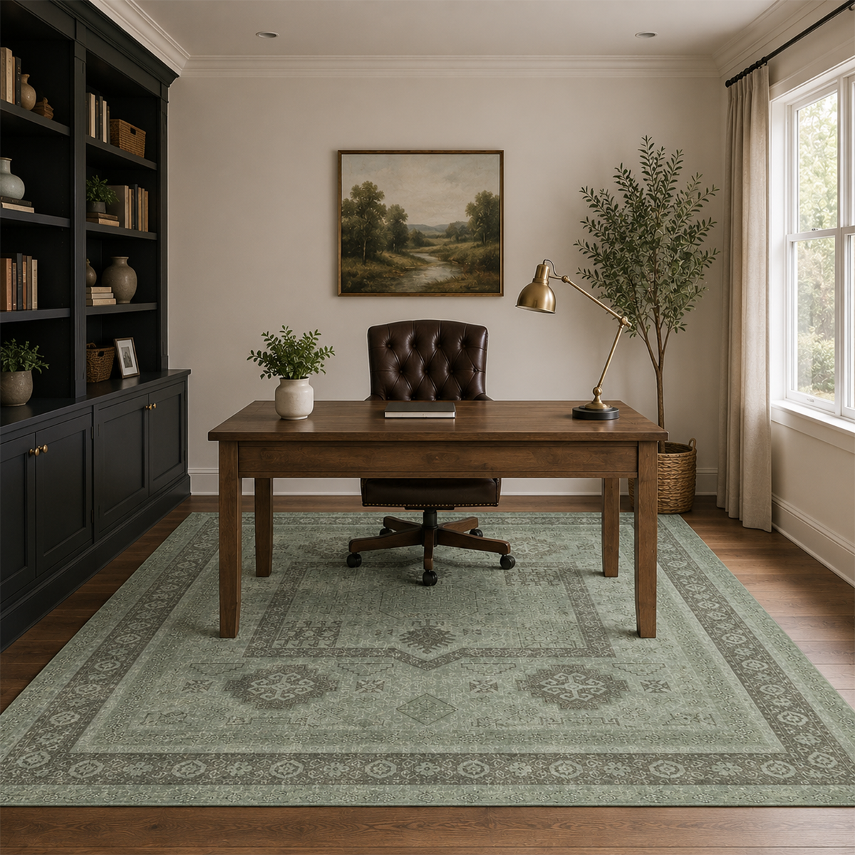 Sage Heritage Tribal Rug