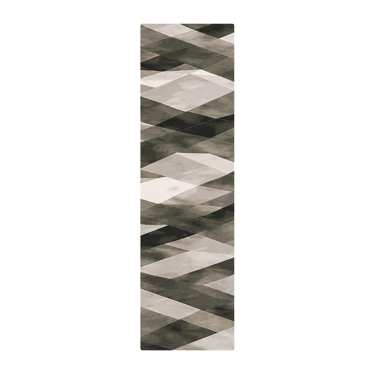 Shadow Weave Geometric Rug