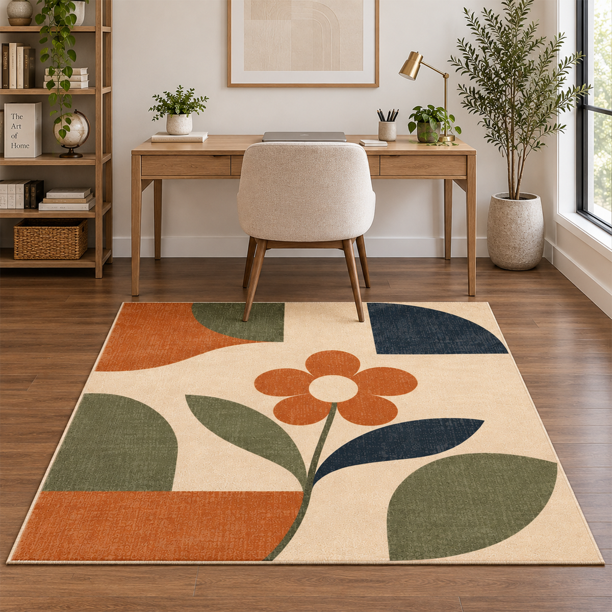 Vintage Petal Garden Rug