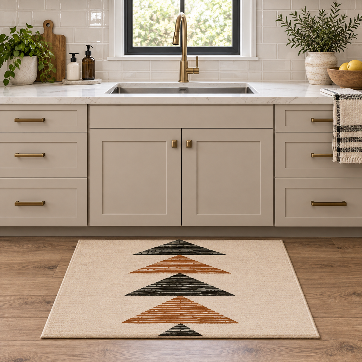 Stacked Triangle Rug
