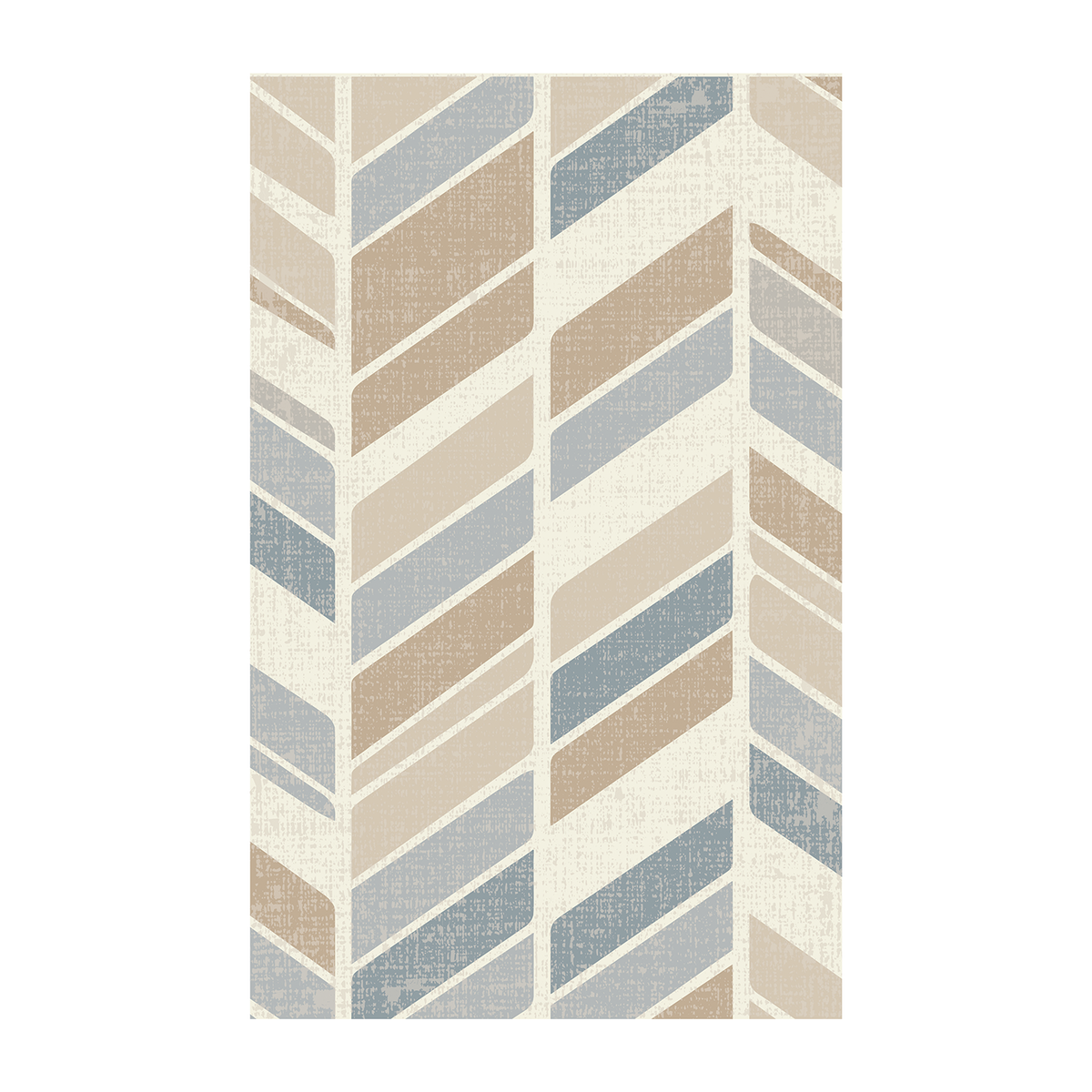Pastel Chevron Stripe Rug
