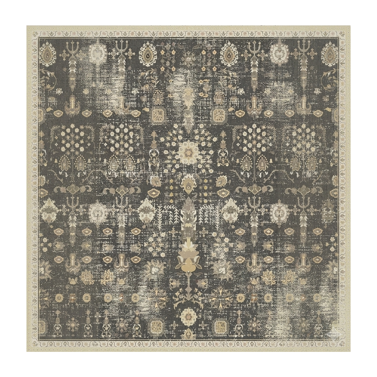 Charcoal Tree of Life Rug