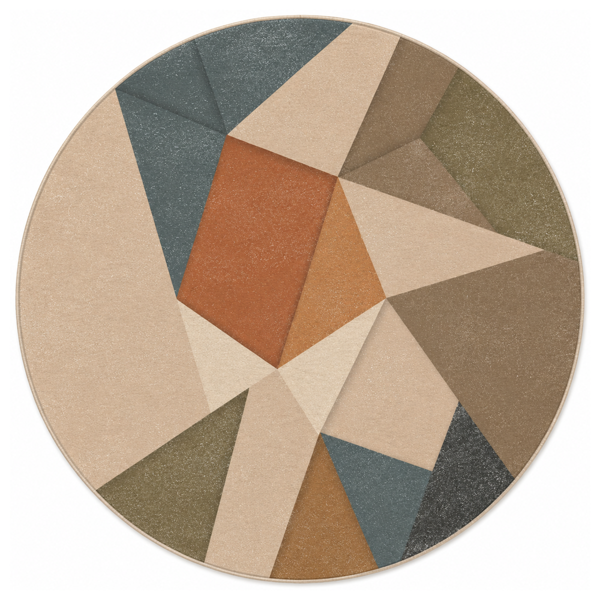 Flowing Wave Abstract Rug