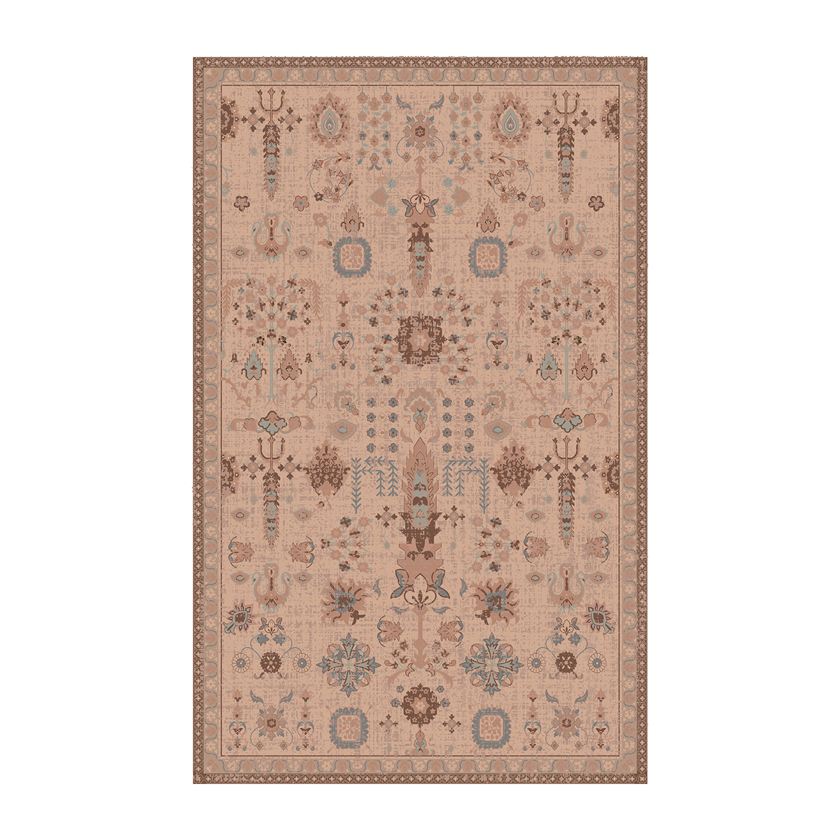 Blush Symmetrical Motif Rug
