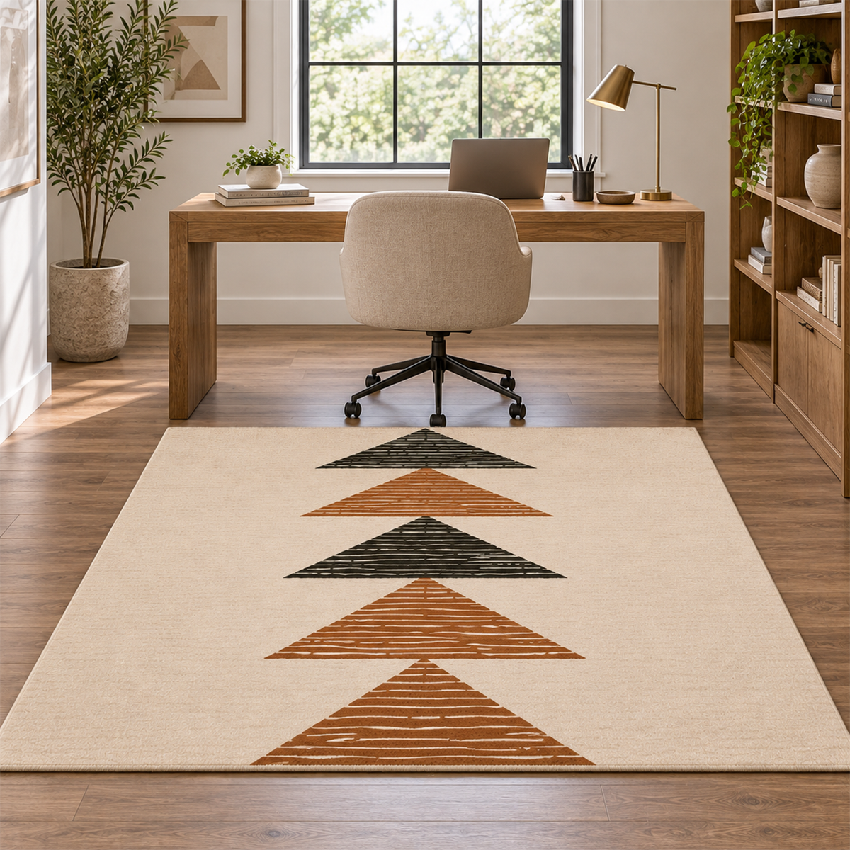Stacked Triangle Rug