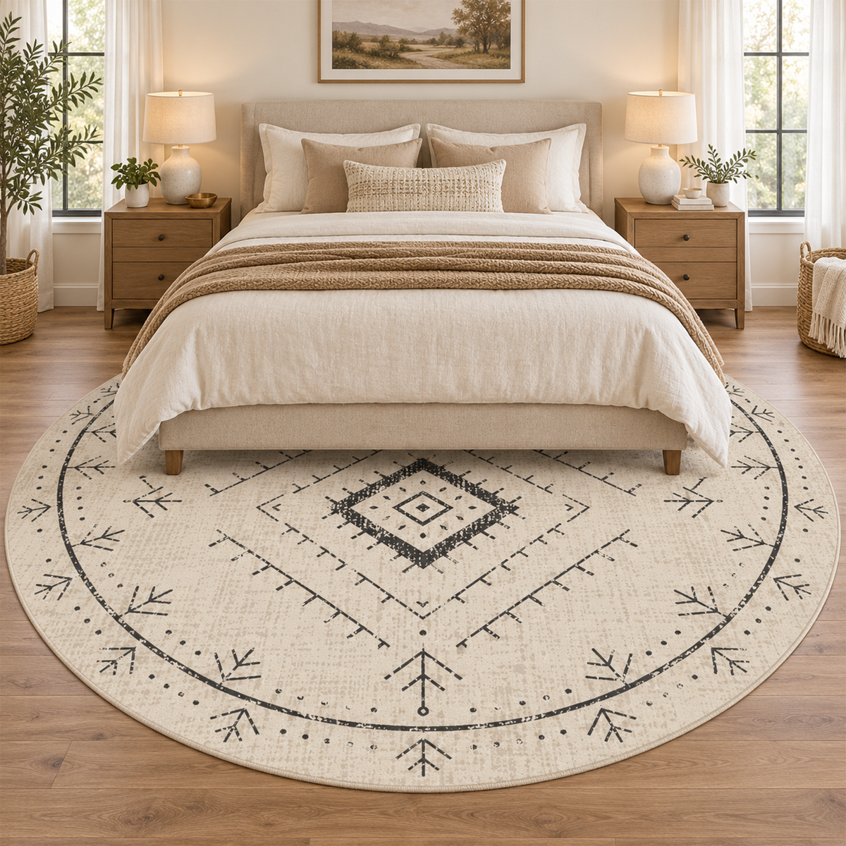 Tribal Diamond Line Rug