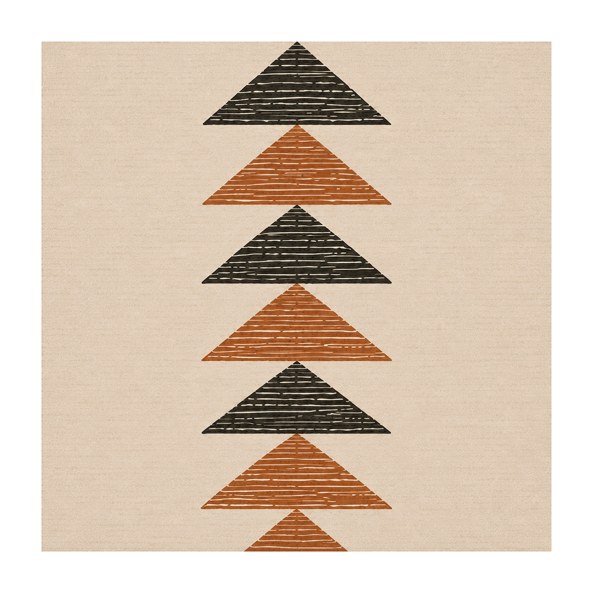 Stacked Triangle Rug