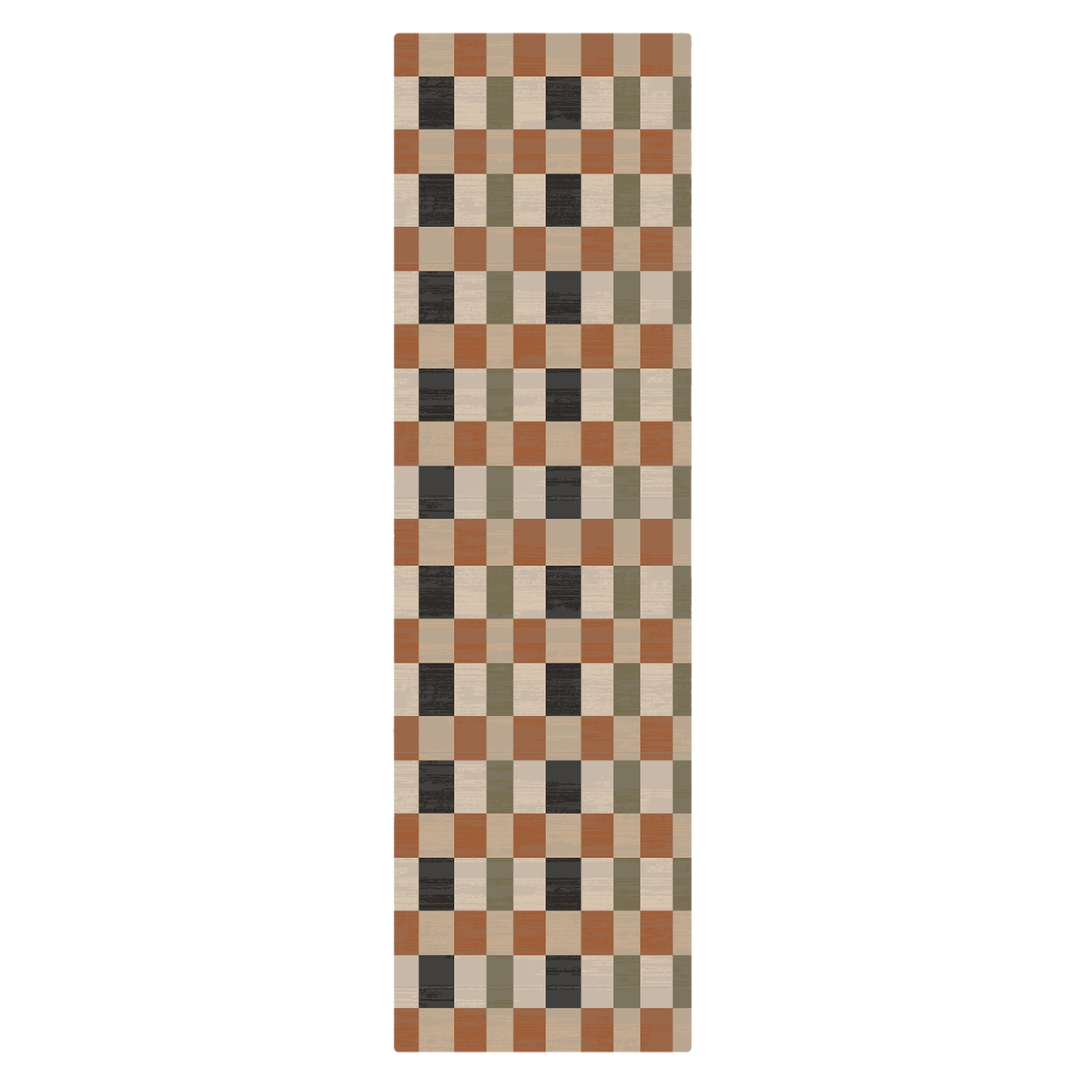 Checkerboard Grid Rug