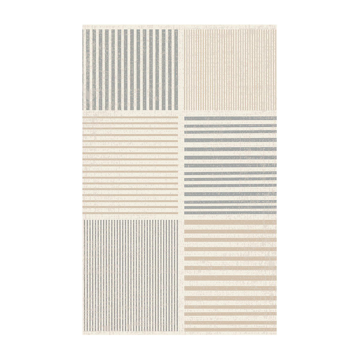 Crosshatch Stripe Rug