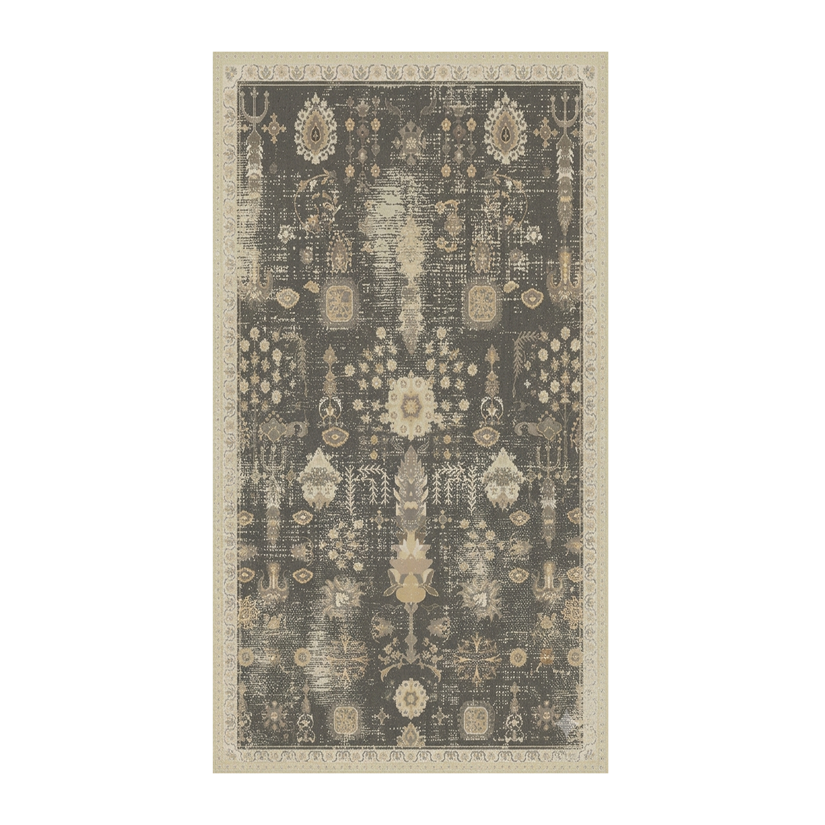 Charcoal Tree of Life Rug