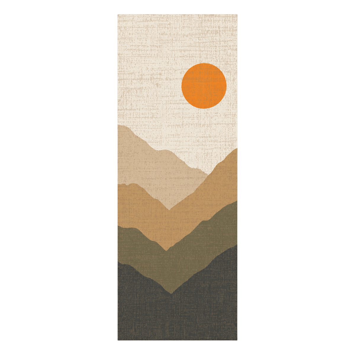 Sunset Mountain Landscape Rug