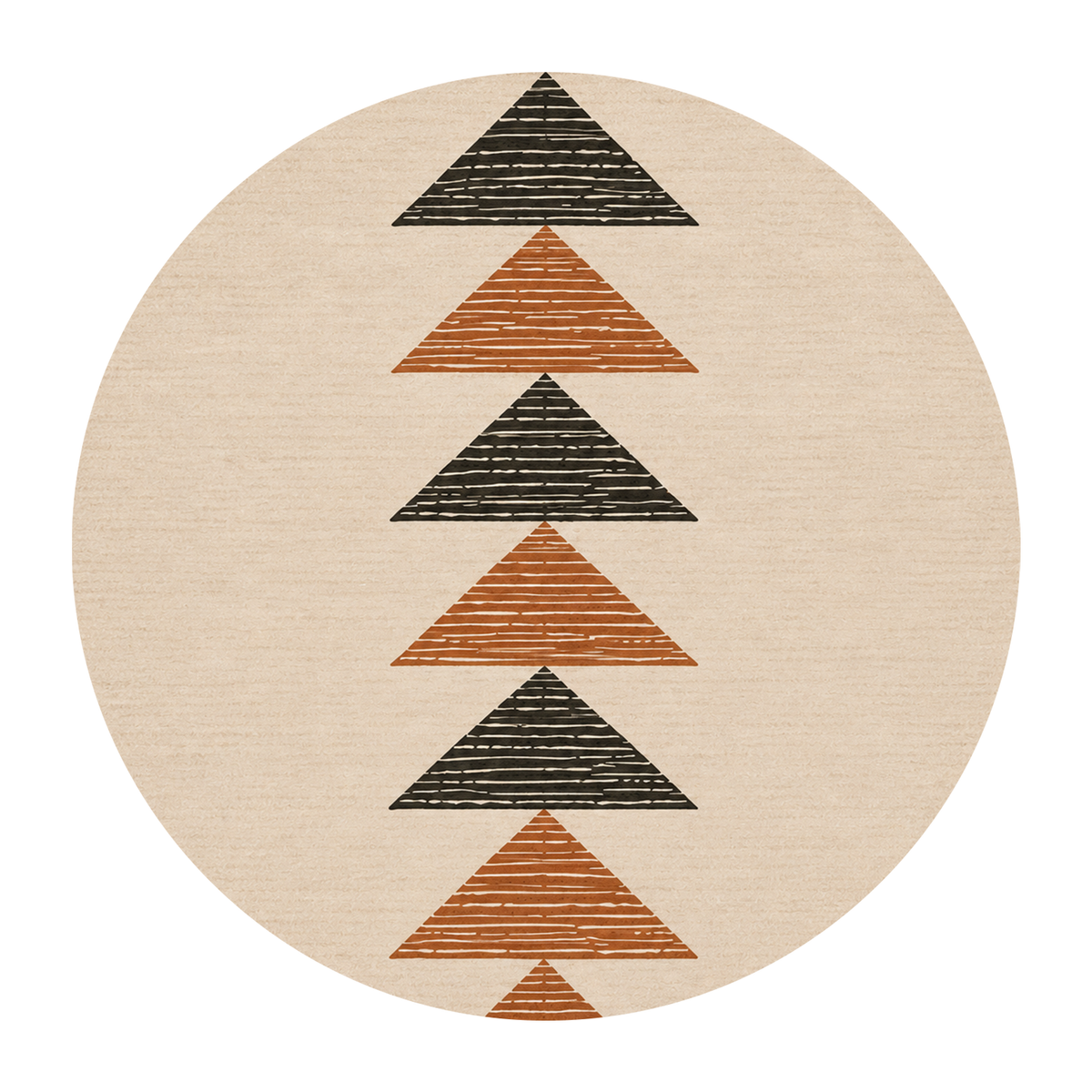 Stacked Triangle Rug