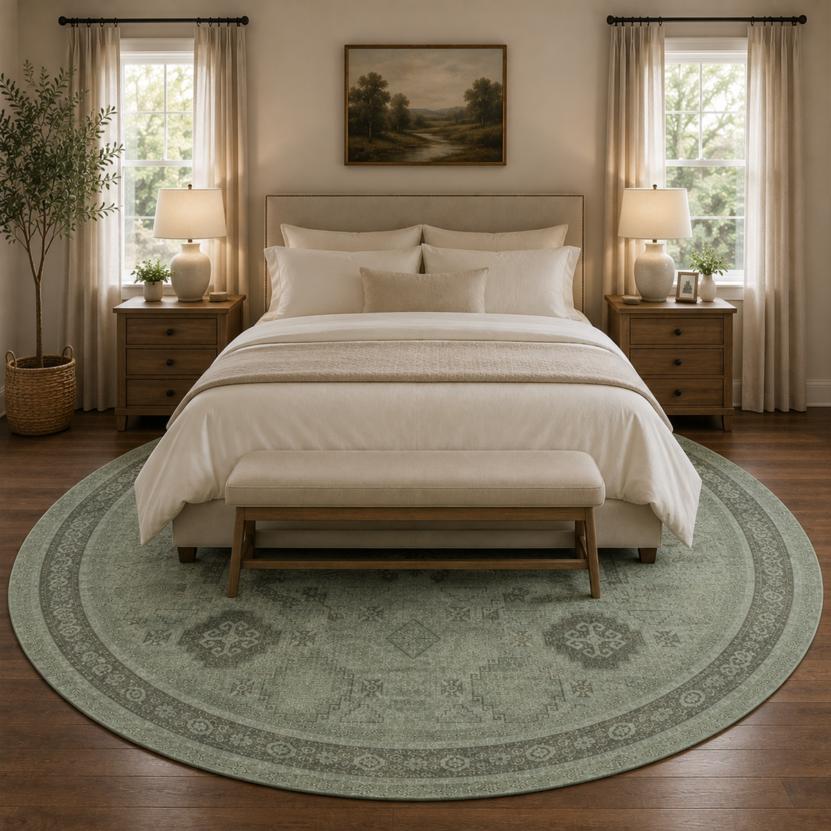 Sage Heritage Tribal Rug