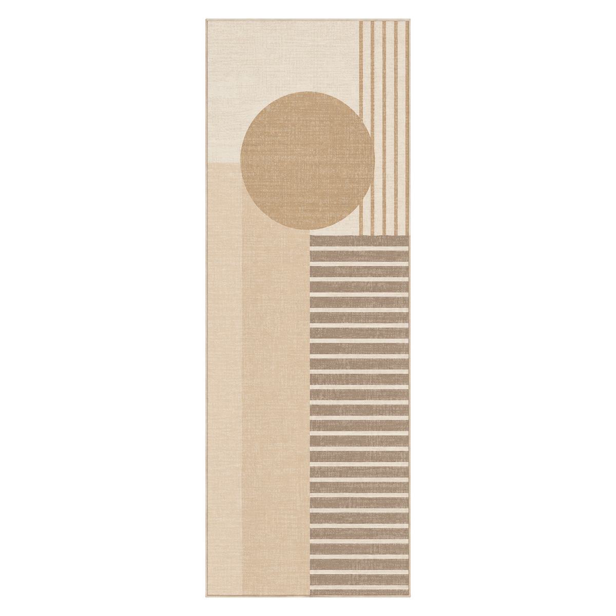 Sandstone Linear Geo Rug