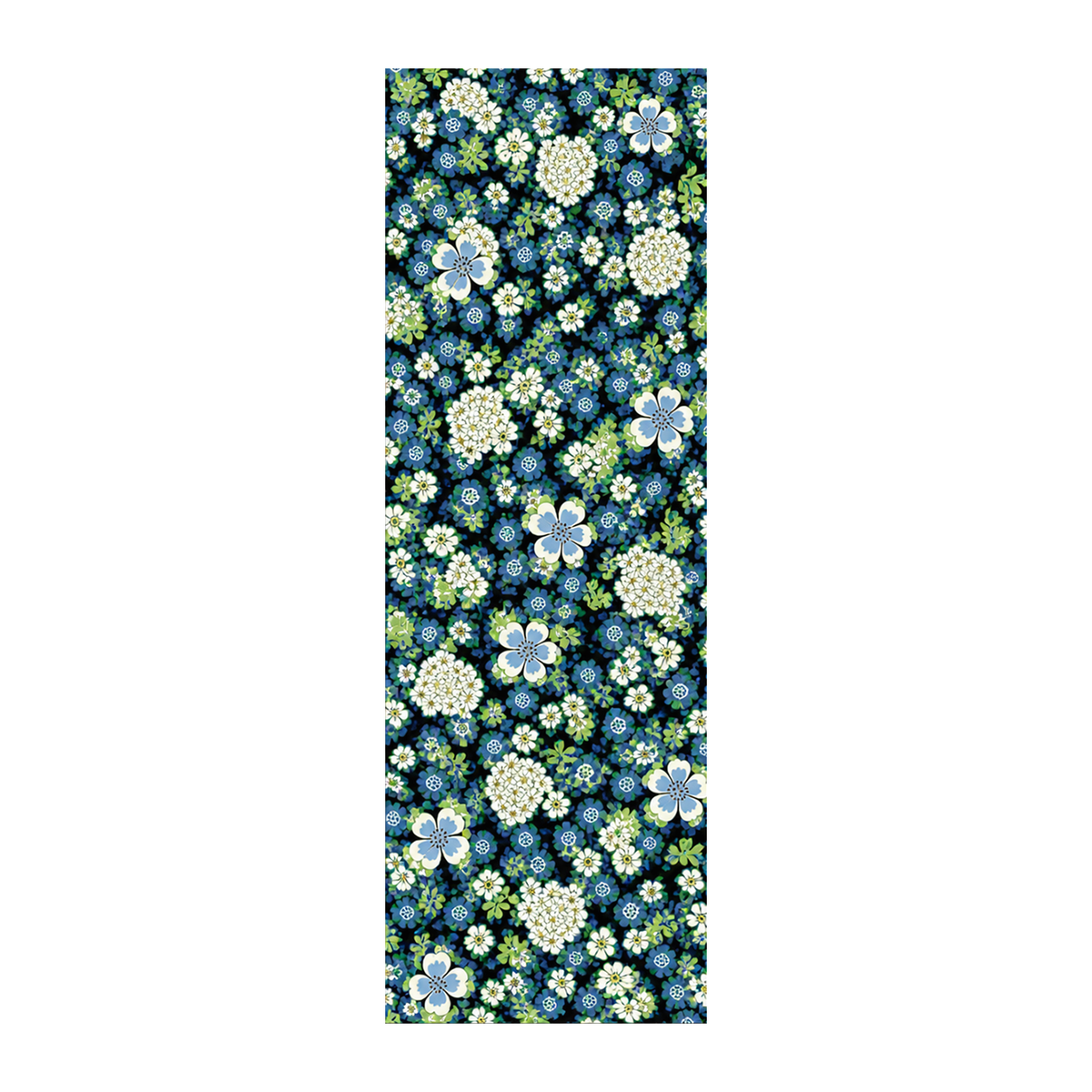 Sapphire Floral Garden Rug