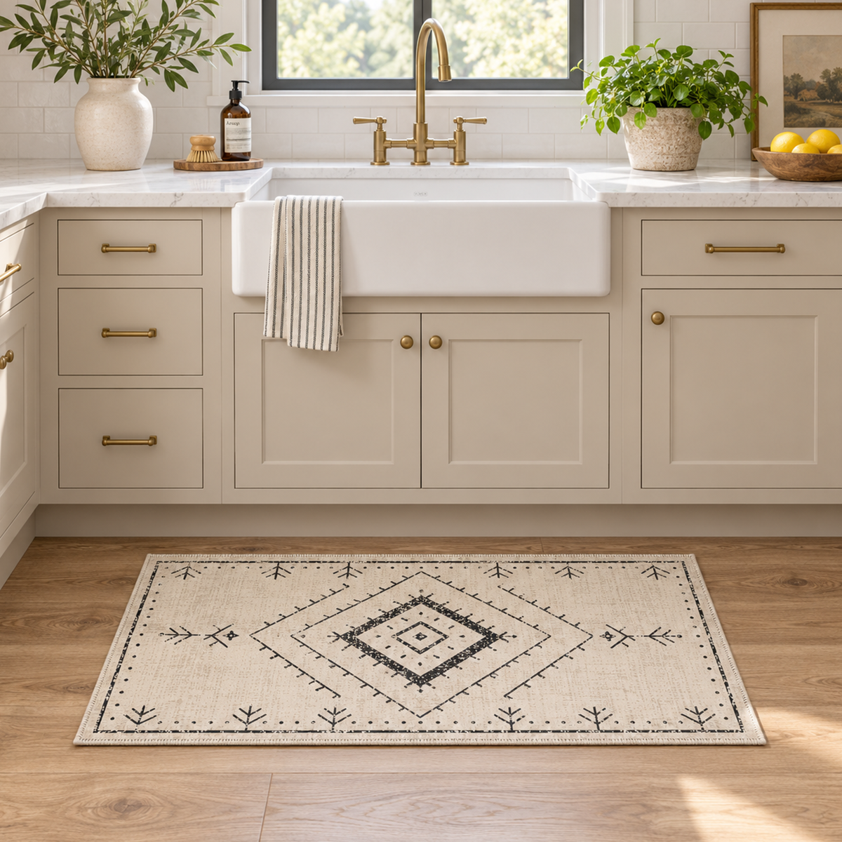 Tribal Diamond Line Rug