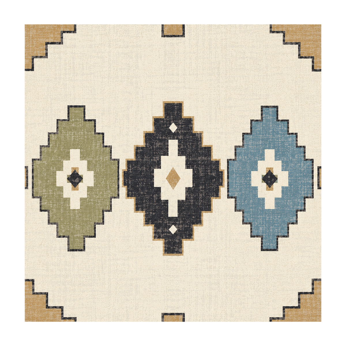 Tribal Geo Medallion Rug