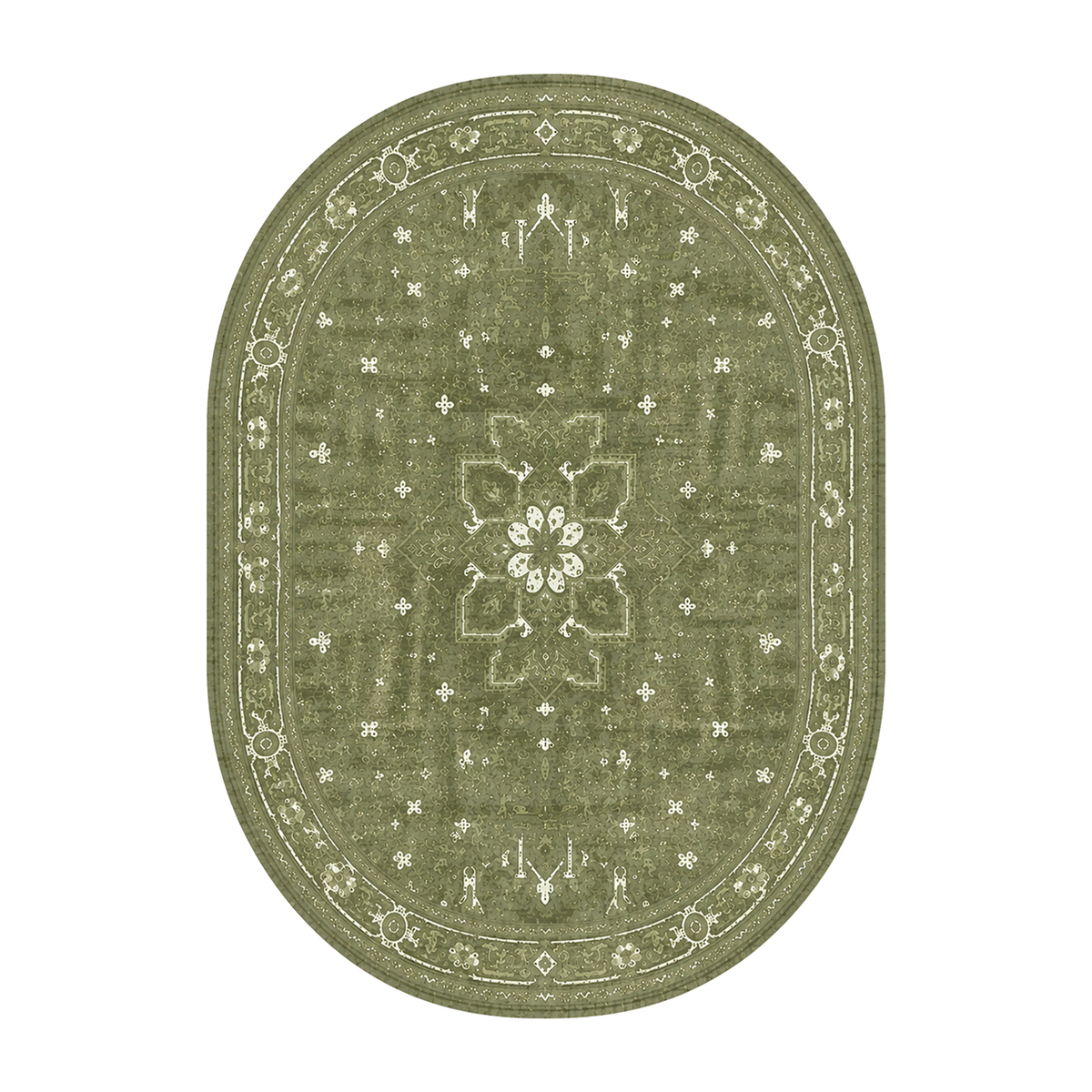 Olive Heritage Medallion Rug