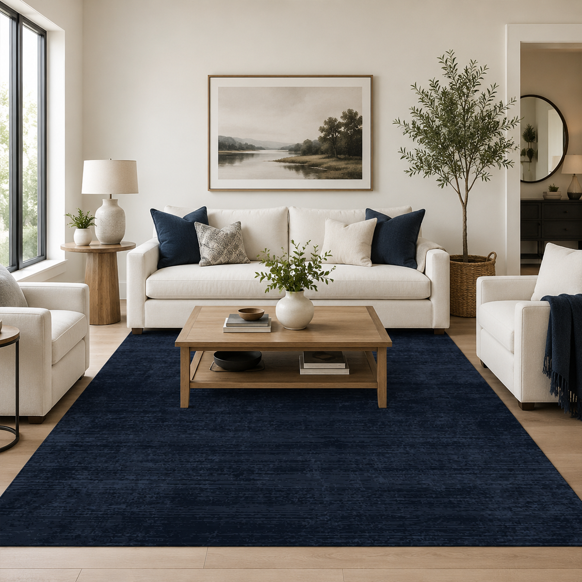 Indigo Shadow Area Rug
