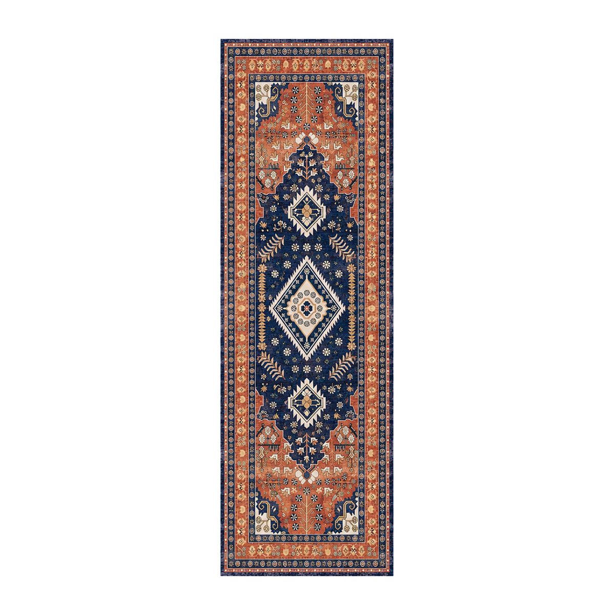 Terracotta Heritage Medallion Rug