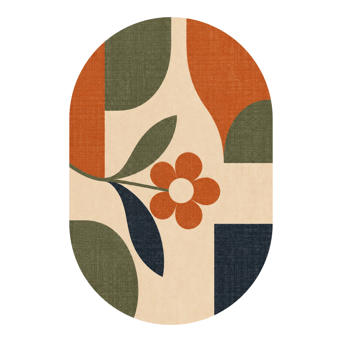 Vintage Petal Garden Rug
