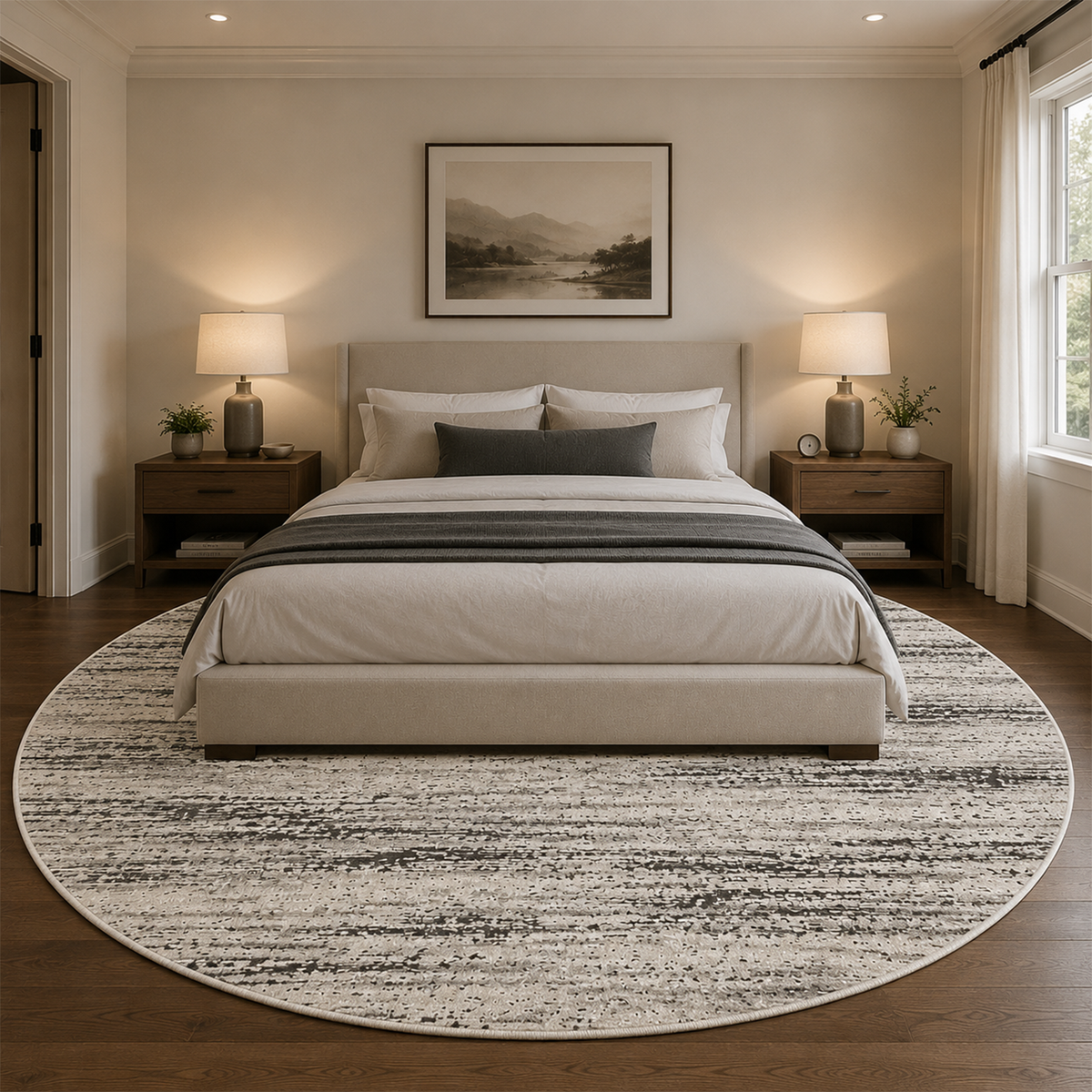 Graphite Streak Area Rug