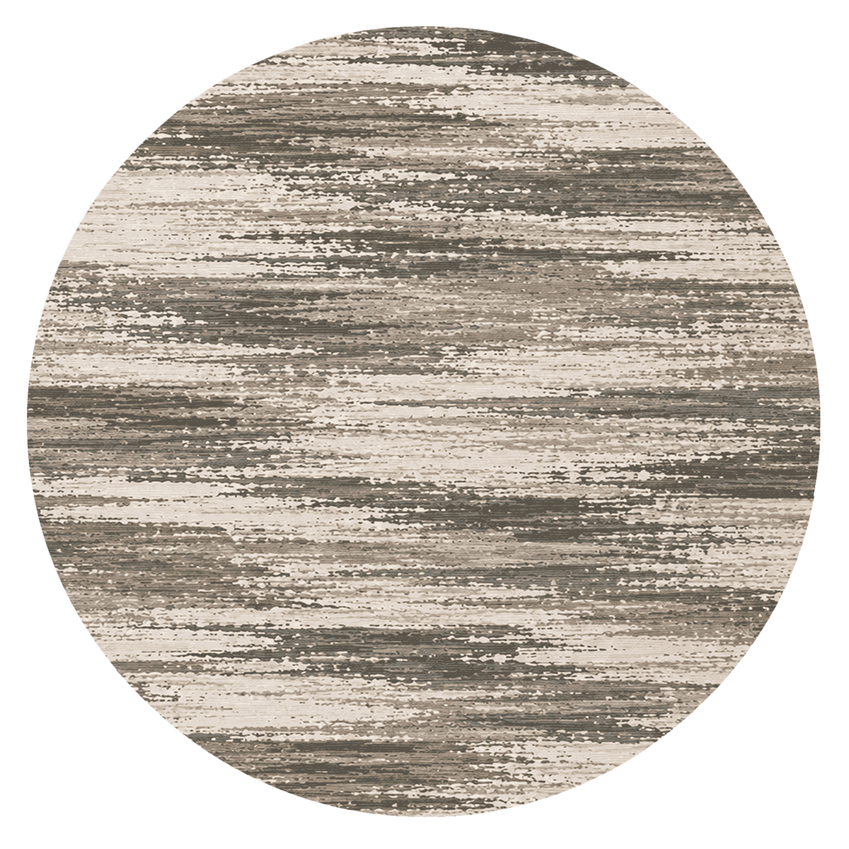 Taupe Brushstroke Abstract Rug