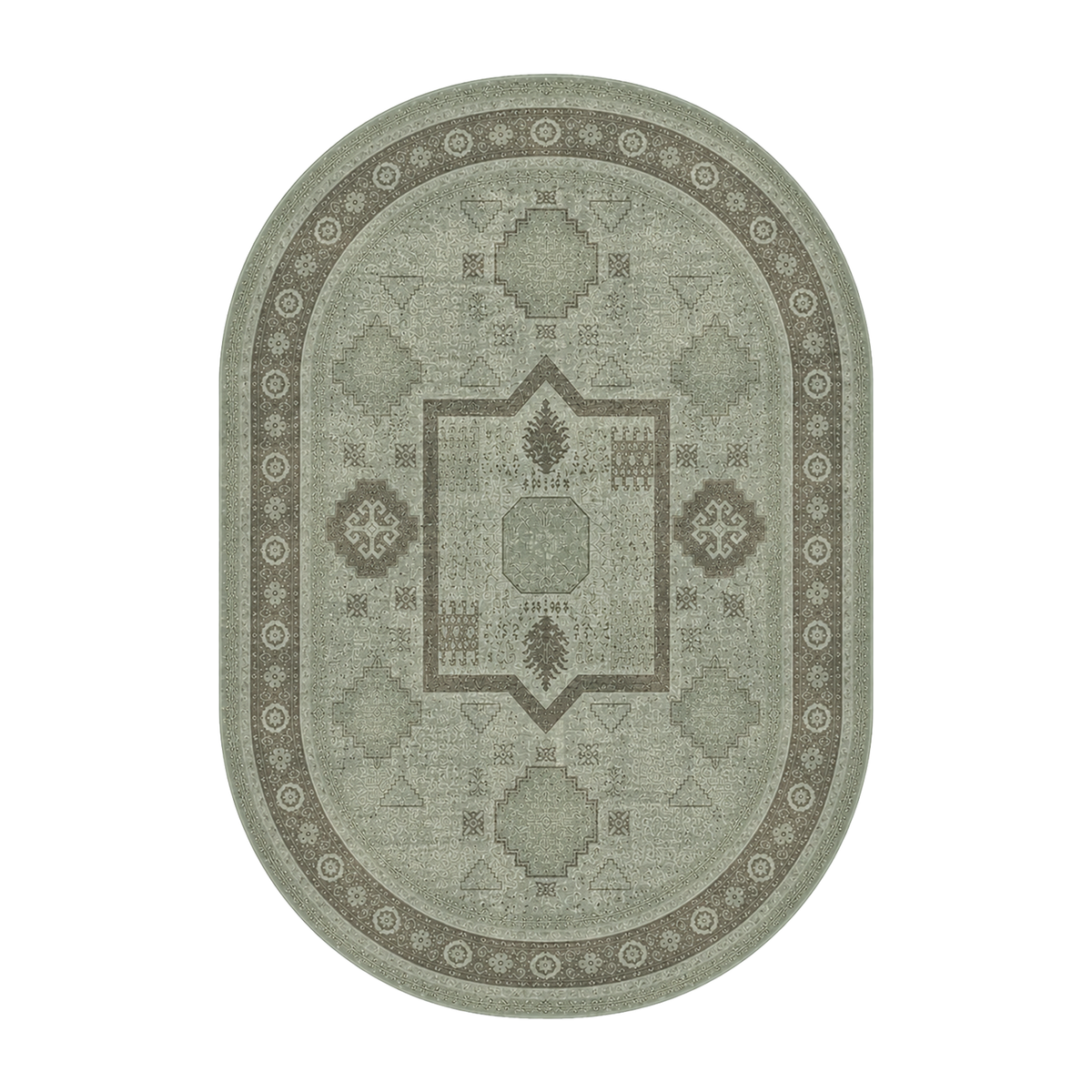 Sage Heritage Tribal Rug
