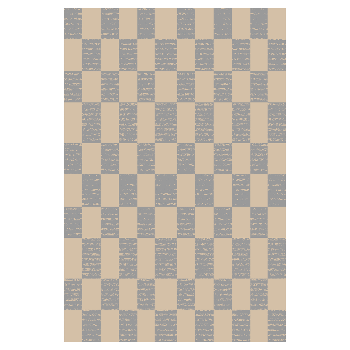 Vertical Checkerboard Rug