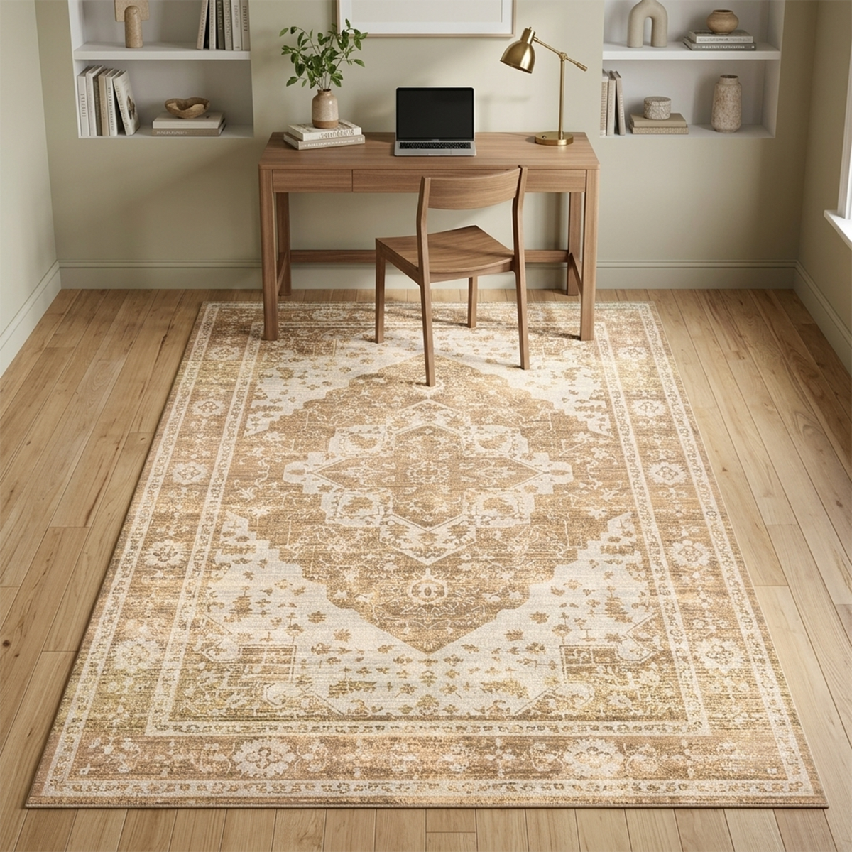 Sandstone Vintage Medallion Rug