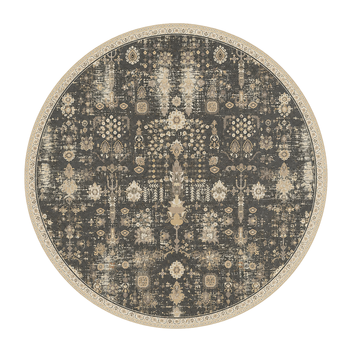 Charcoal Tree of Life Rug