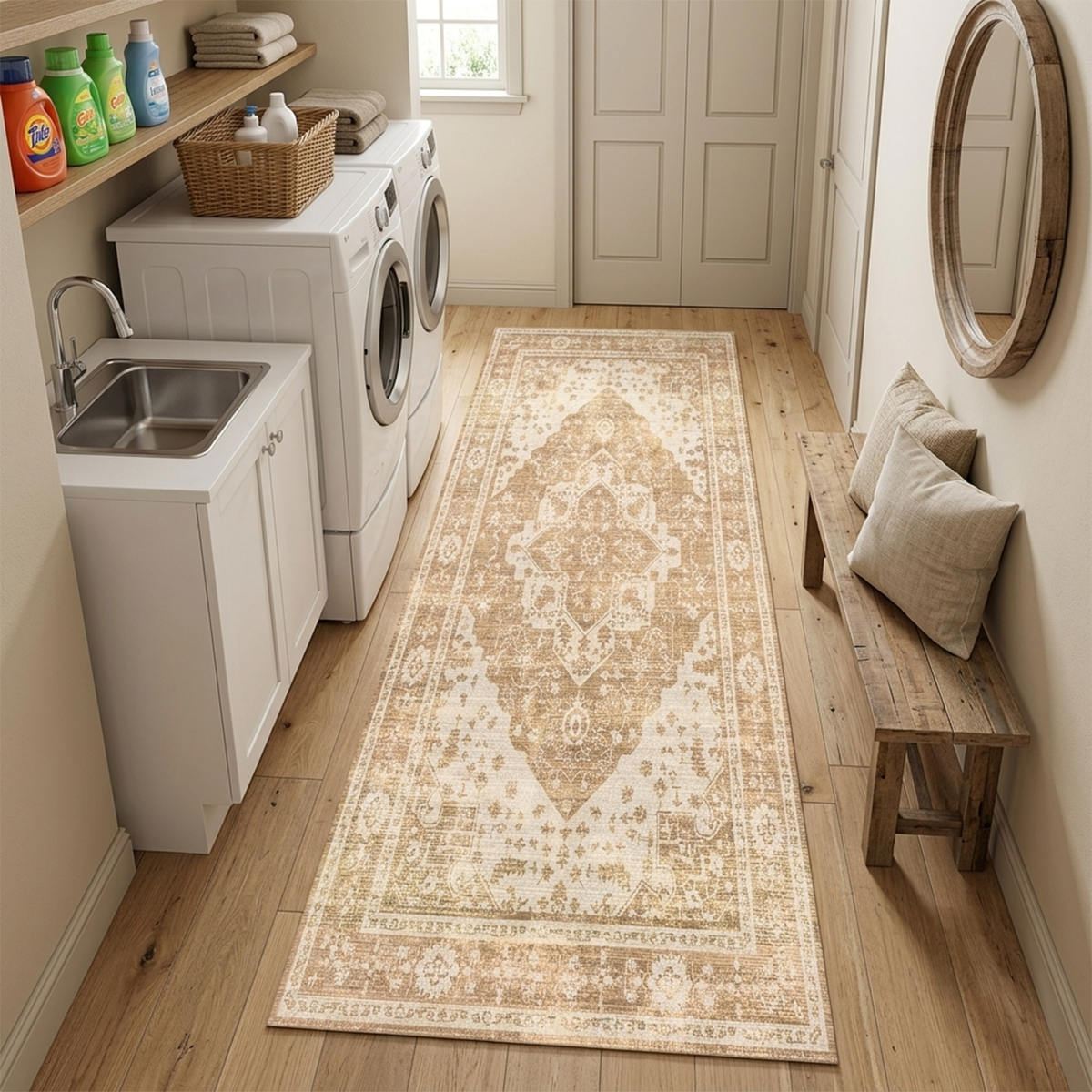 Sandstone Vintage Medallion Rug