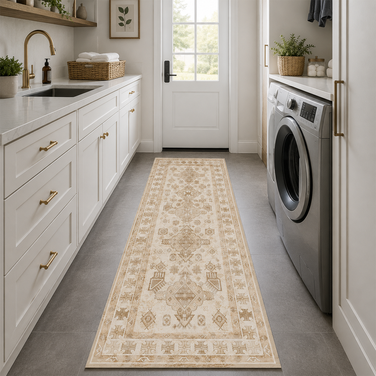 Vintage Tribal Medallion Rug
